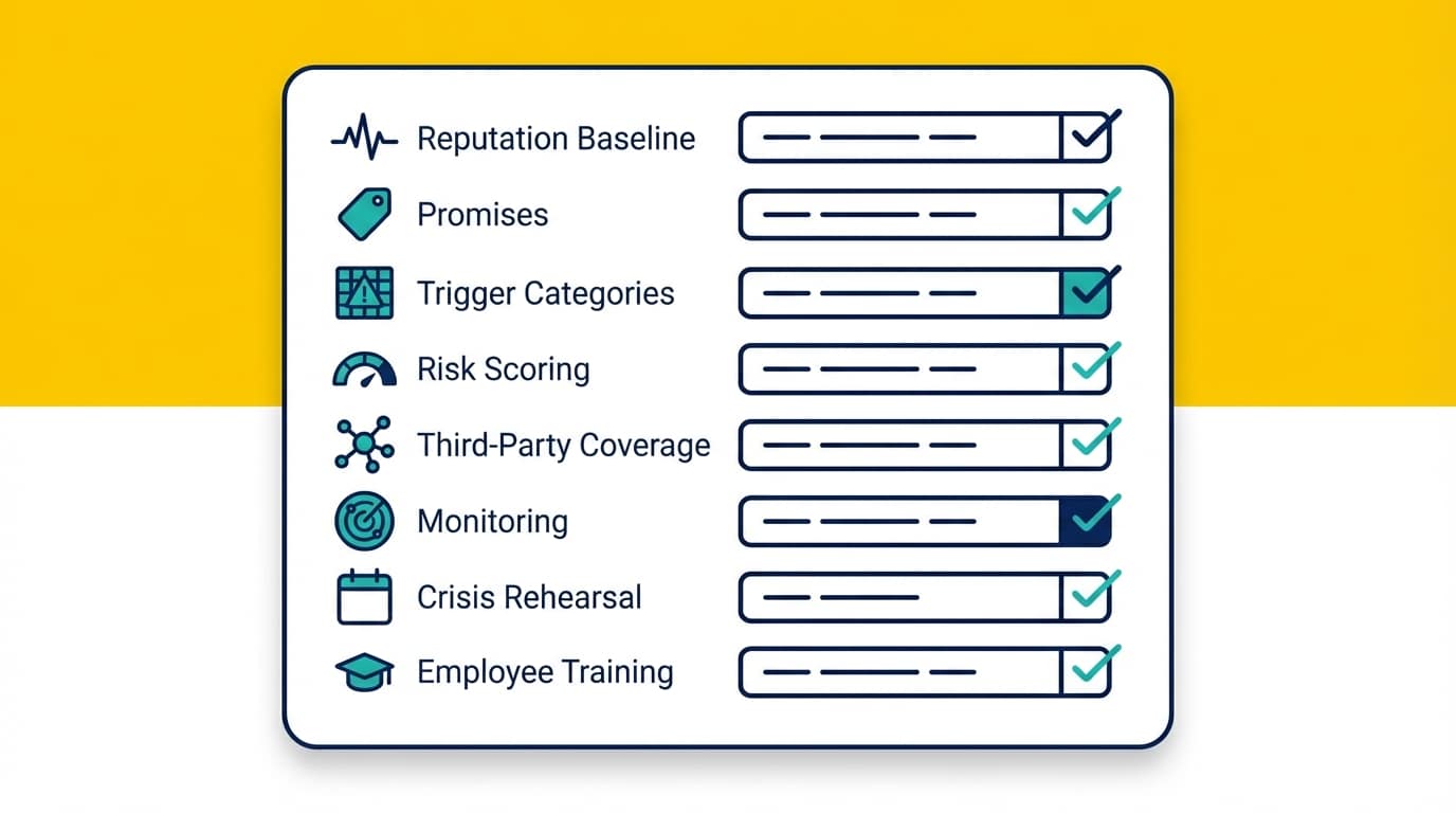 A practical checklist for avoiding reputational risk<br />
