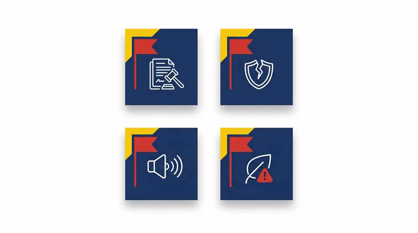 Red flags that should prompt a pause and a decision